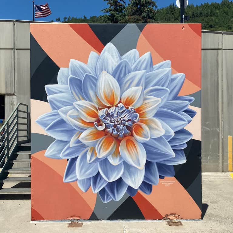 Art in public places mural by artists Jason T. Graves and Remington Robinson for the City of Vail
