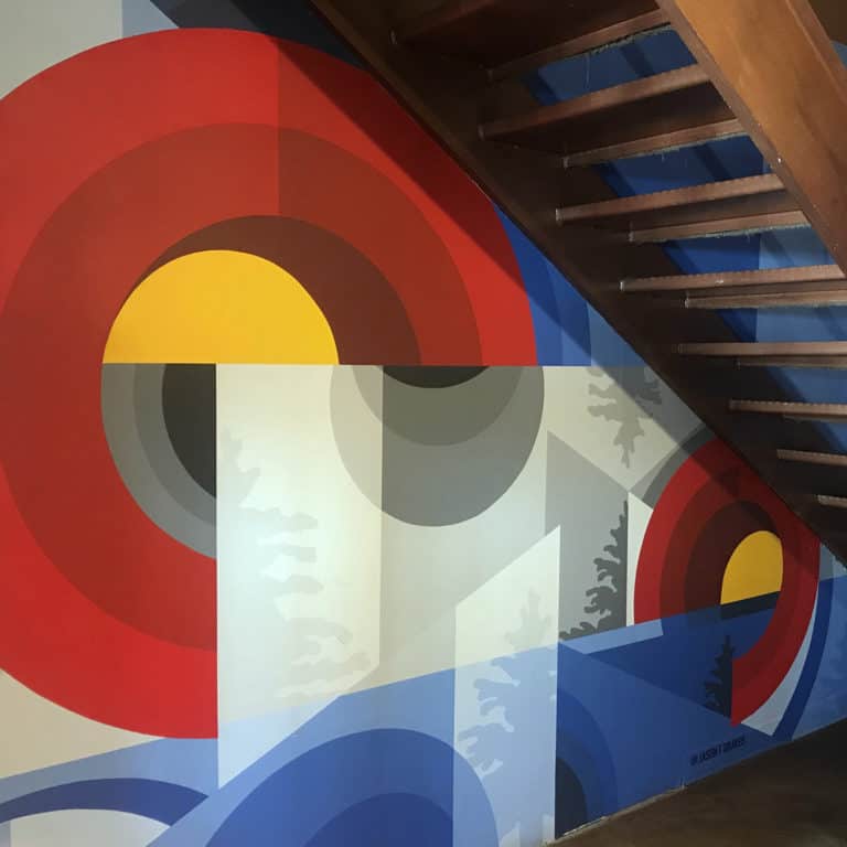 Mural at Twisted Pine Brewing by Jason T. Graves