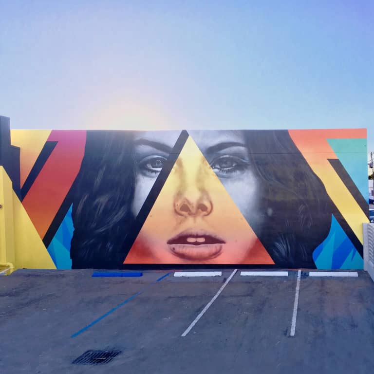 Mural painted in the Wynwood Art District, designed by Jason T. Graves painted by sognar creative division