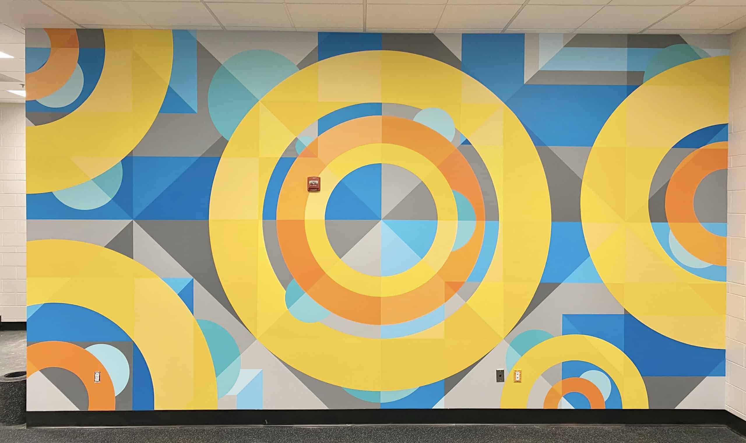 Jason T. Graves, Denver Post, Denver Murals, Geometric, Interior Design, Street Art