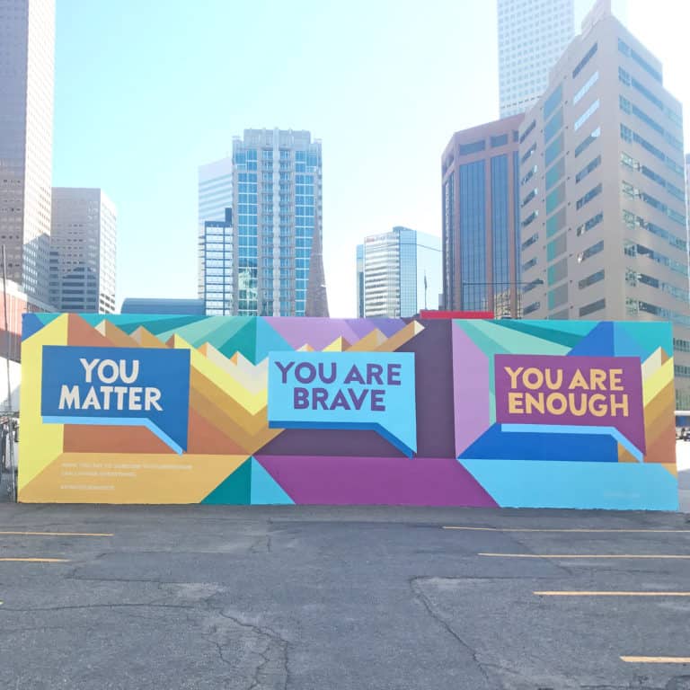Murals painted by Jason T. Graves and Pat Milbery for Kaiser Permanente Thrive