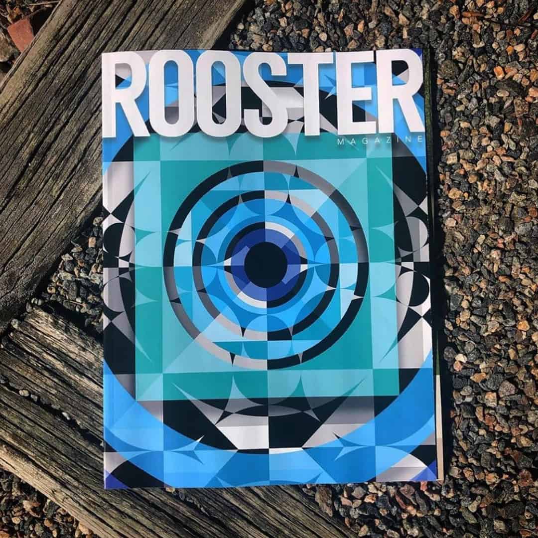 Rooster Magazine cover and featured artist Jason T. Graves